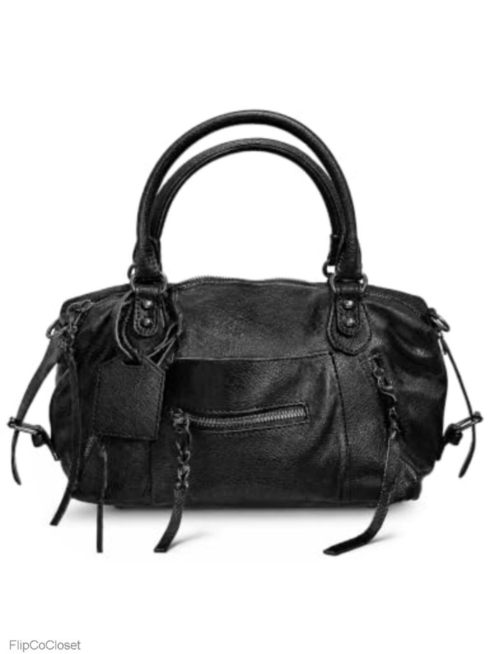 Vegan Leather Tote Bag with Crossbody Strap 8L Hobo Shoulder Handbag